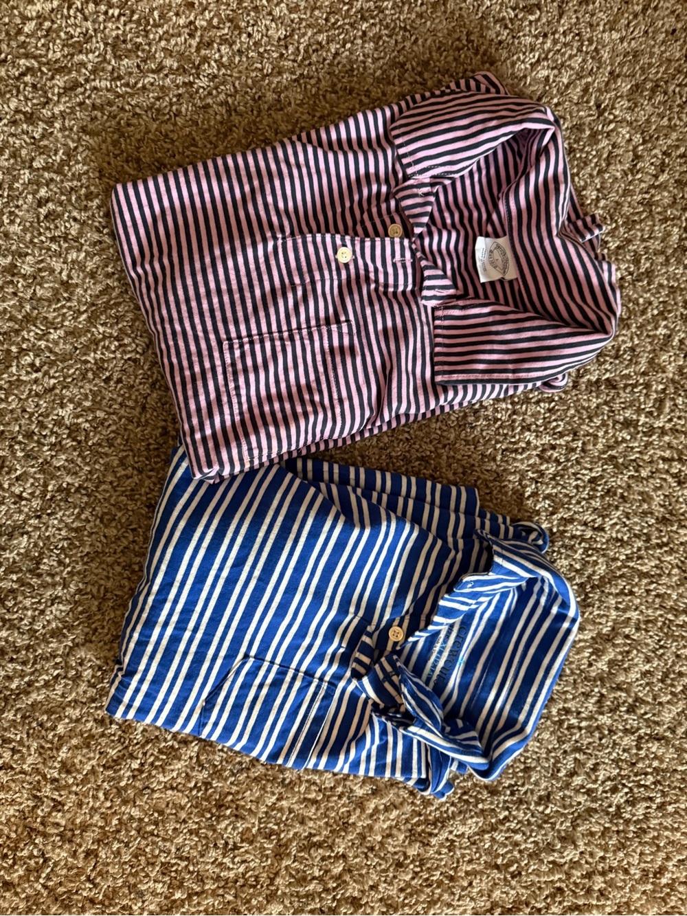 Brooks Brothers Kids Striped Button-Downs in Pink & Blue